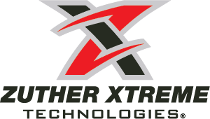 Vertical version of the Zuther Xtreme Technologies Logo.